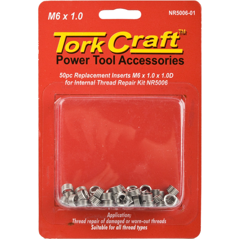 Thread Repair Kit M6 X 1.0 X 1.0 D Repl. Inserts For Nr5006