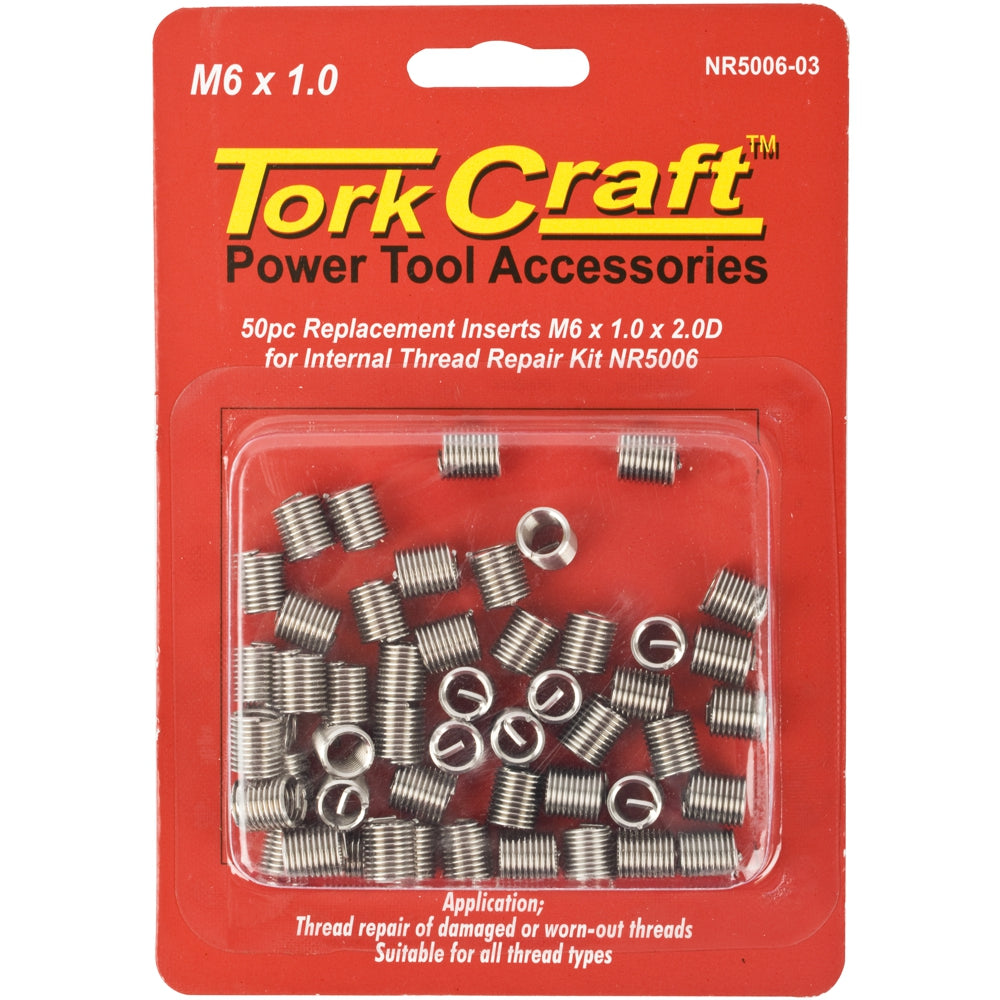 Thread Repair Kit M6 X 1.0 X 2.0 D Repl. X50 Inserts For Nr5006