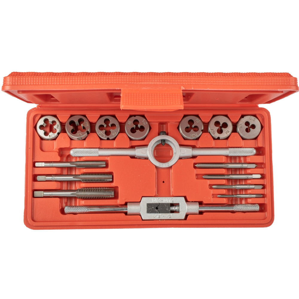 Tap & Die Set 16 Pce In Plastic Case