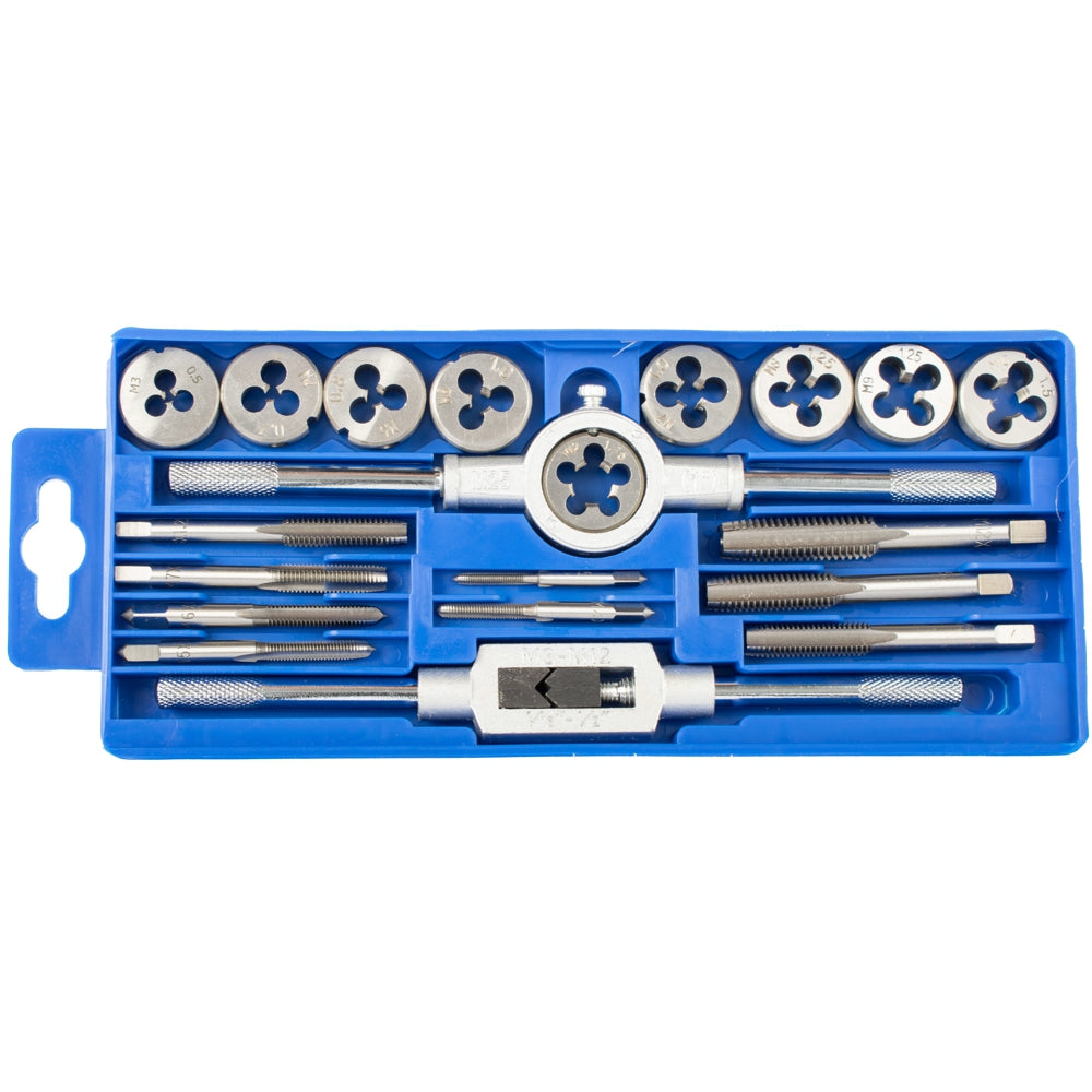 Tap & Die Set 20 Pce In Plastic Case