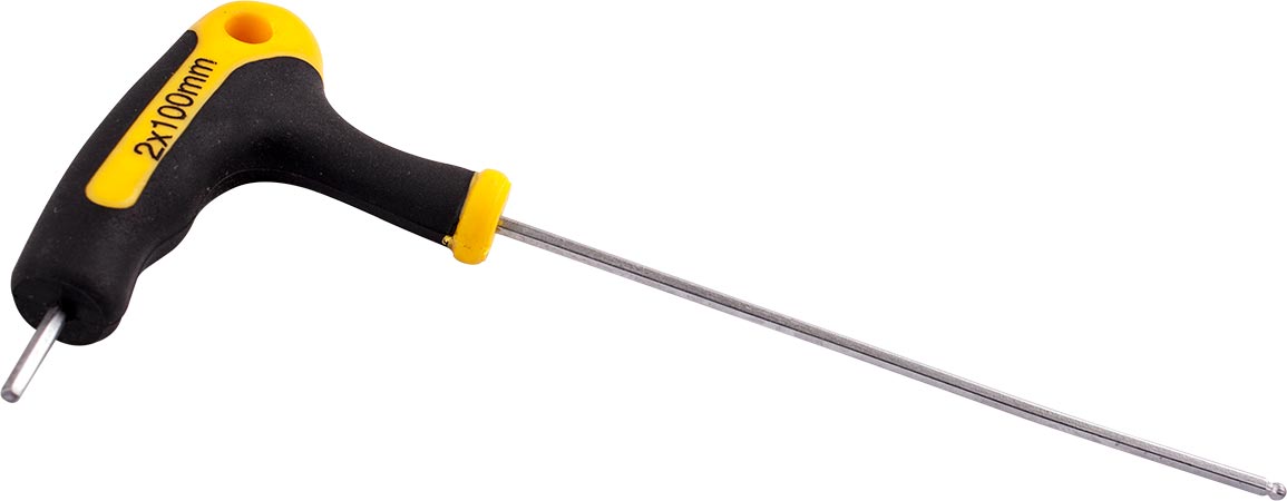 Ball Point T Handle Hex Allen Key 2.5 Mm X 100 Mm