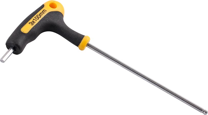 Ball Point T Handle Hex Allen Key 3.0 Mm X 100 Mm