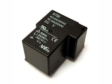 24 Vdc Pcb Mount Spdt Relay / 30 Amp Nt90 Hcs24 Cb