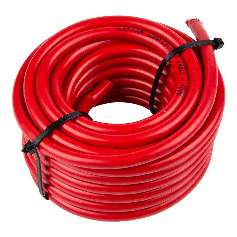 Battery Cable Coil Sq25 Red Pm