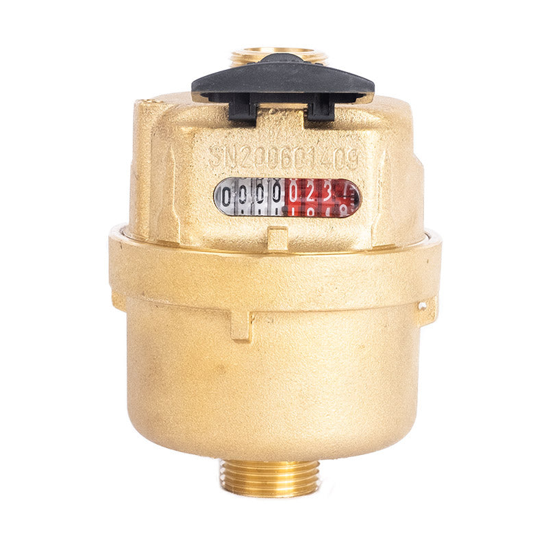 Water Meter 15 Mm Piston Type Brass