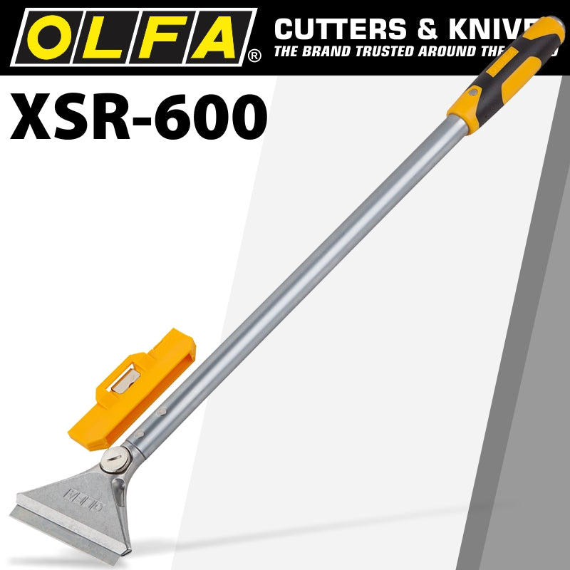 Olfa Heavy Duty Scraper 600 Mm With 0.8 Mm Blade And Safety Blade Cover