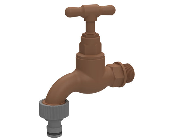 Pro Close Garden Tap 15 Mm 3/4 Inch + Tail