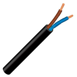 Cabtyre Cable 2 C 0.5 O=5.2 Black Gctc0.5 F02 Bsbbgc1