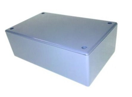 Abs Enclosure Molded Grey 197x114x62 S50 A Grey Ribless