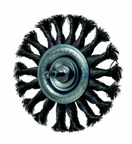 Twisted Wire Wheel Brush 75 Mm