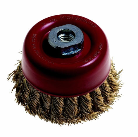 Wire Cup Brush Knotted 65 Mm14 M