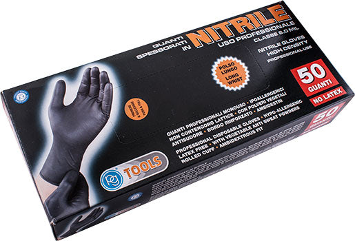 Nitrile Gloves Large 50 Pce High Density ( X25 Pairs )