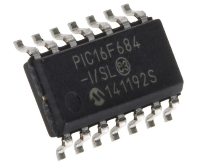 Ic Mcu 8 Bit 3.5 Kb Flash Soic14 Pic16 F684 I/Sl