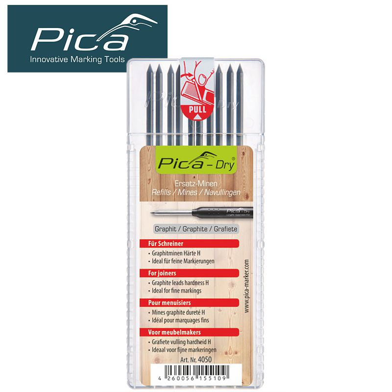 Pica Dry Refills 10 Pc Graphite H