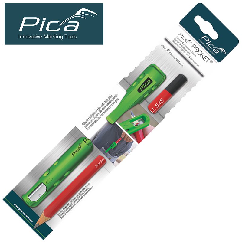 Pica Pocket C/W 1 For All Graphite 2 B Marking Pencil In Blister