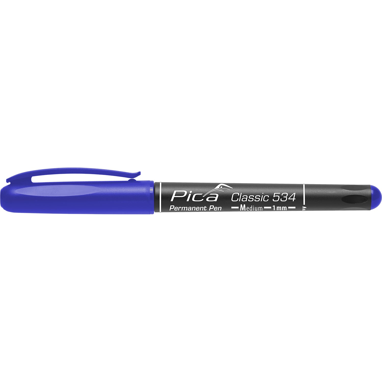 Permanent Pen Blue Medium Tip 1 Mm