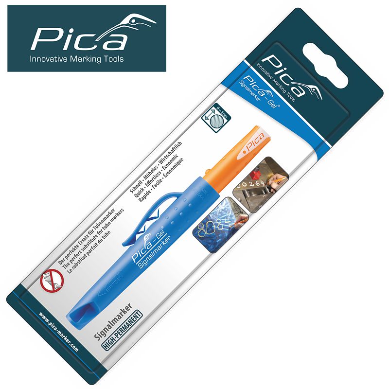 Pica Gel Signalmarker Crayon Marker White