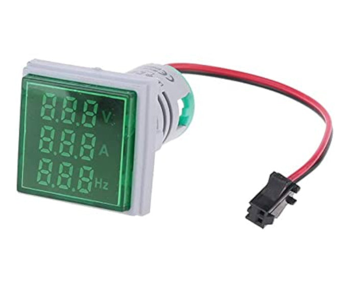 IVoltmeter+Ammter+Frequency Meter Square Green Pl Ad101 22 Vahzs G