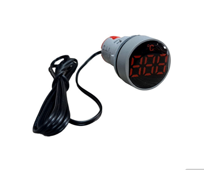 I-Temperature Meter Round Red Pl Ad101 22 Tm R