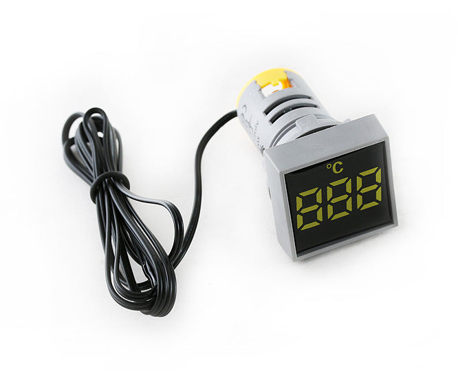 Temperature Meter Square Yellow Pl Ad101 22 Tms Y