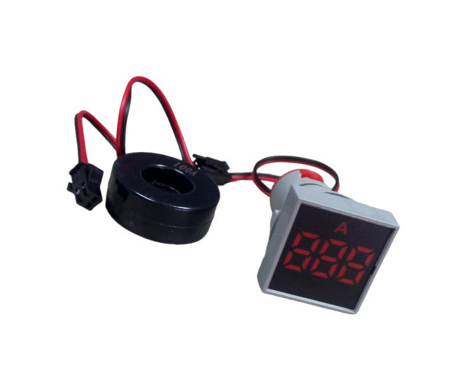 I-Ammeter Pilot Light Square Red Pl Ammeter Sq R