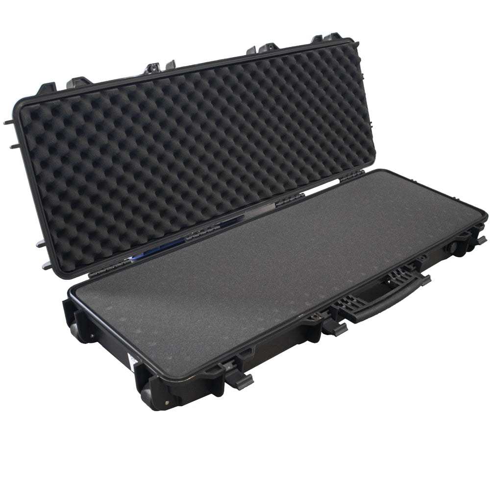 Plastic Case 1040 X 350 X 130 Mm Od With Foam Black Rifle Case Water &