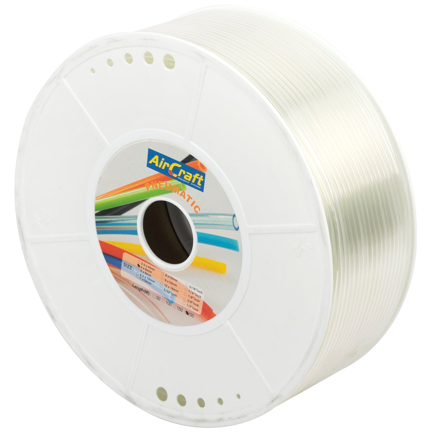 Polyurethane Hose 6 Mm O.D. Per Metre Tranp. (200 M Per Roll)