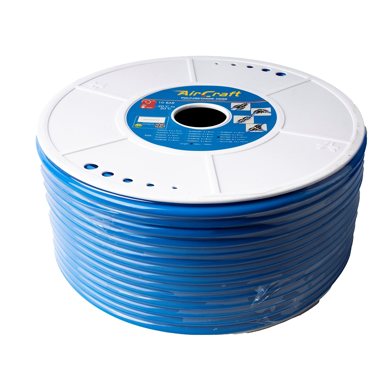 Polyurethane Hose Blue 10 Mm O.D. Per Metre (100 M Roll)