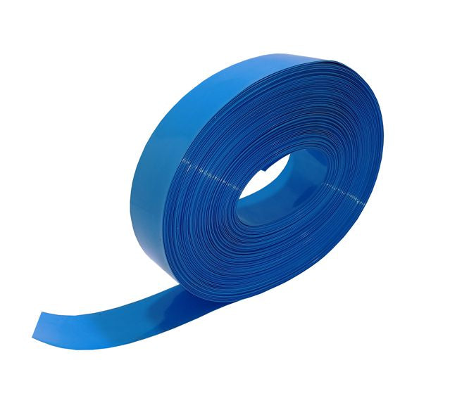 Pvc Sleeving Heatshrink 30mm Blue Flat=51 Debulk 190502 *T 30*