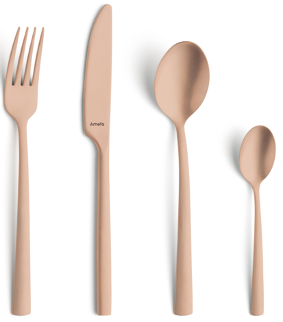 Manille 16Pce Copper Cutlery Set