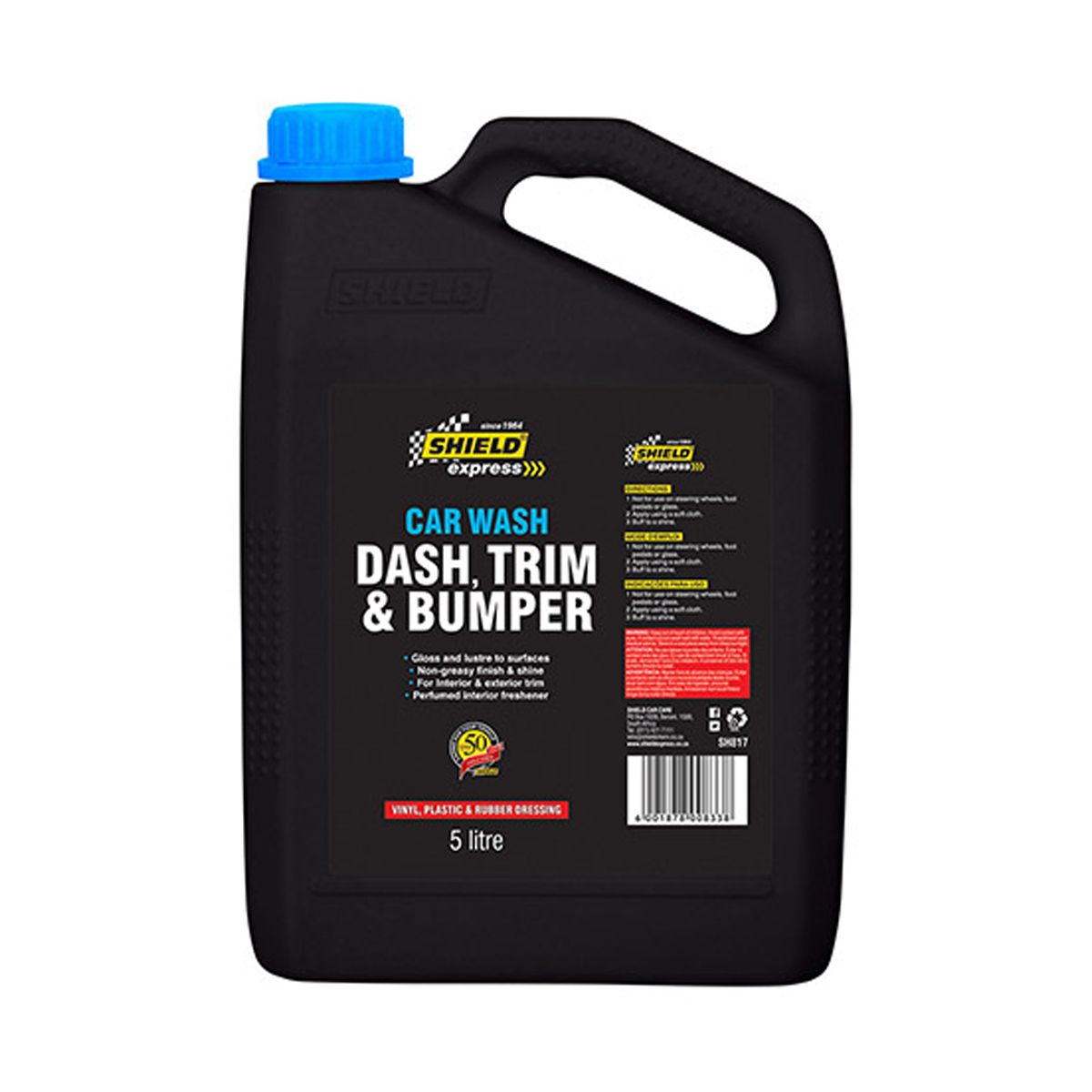 Shield Express Car Wash Dash Trim & Bumper Dressing 5 L