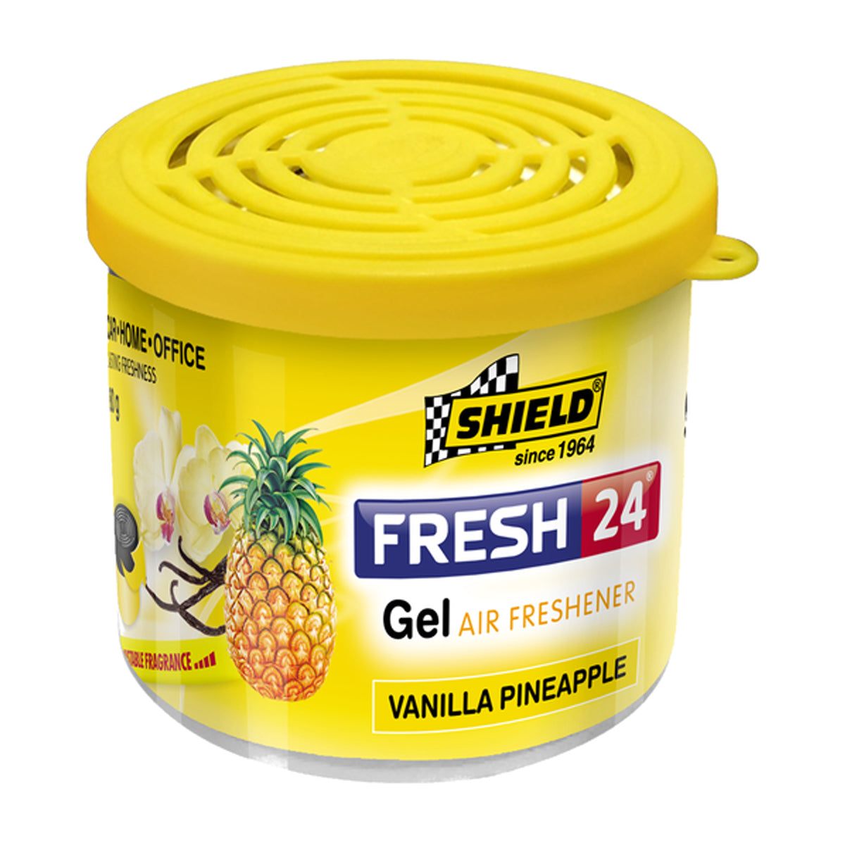 Shield Fresh 24 Gel Air Freshener Vanilla Pineapple 80 Gr