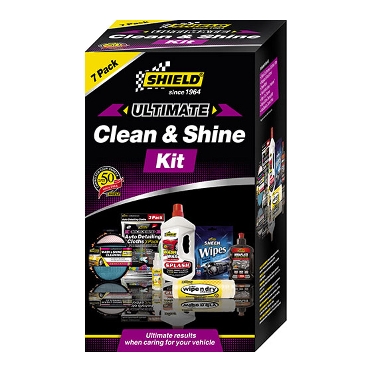 Shield Ultimate Clean & Shine Kit 7 Pce