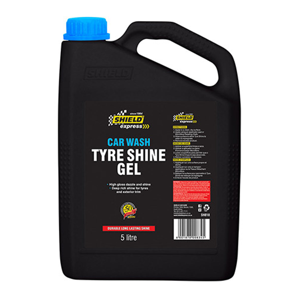 Shield Express Car Wash Tyre Gel 5 L