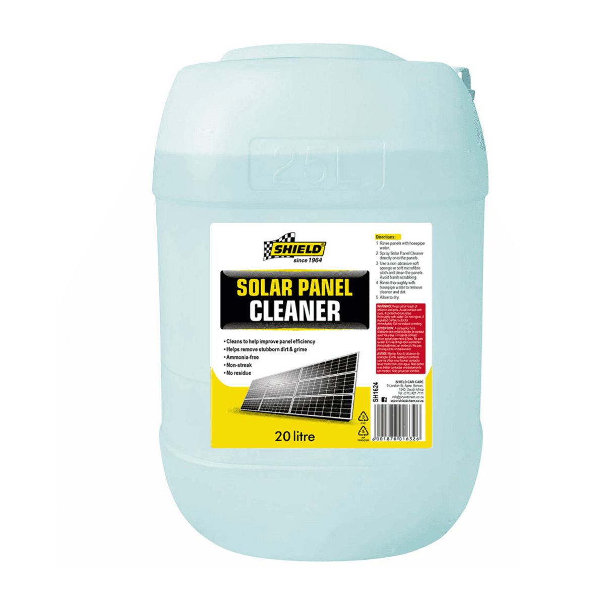 Shield Solar Panel Cleaner 20 L