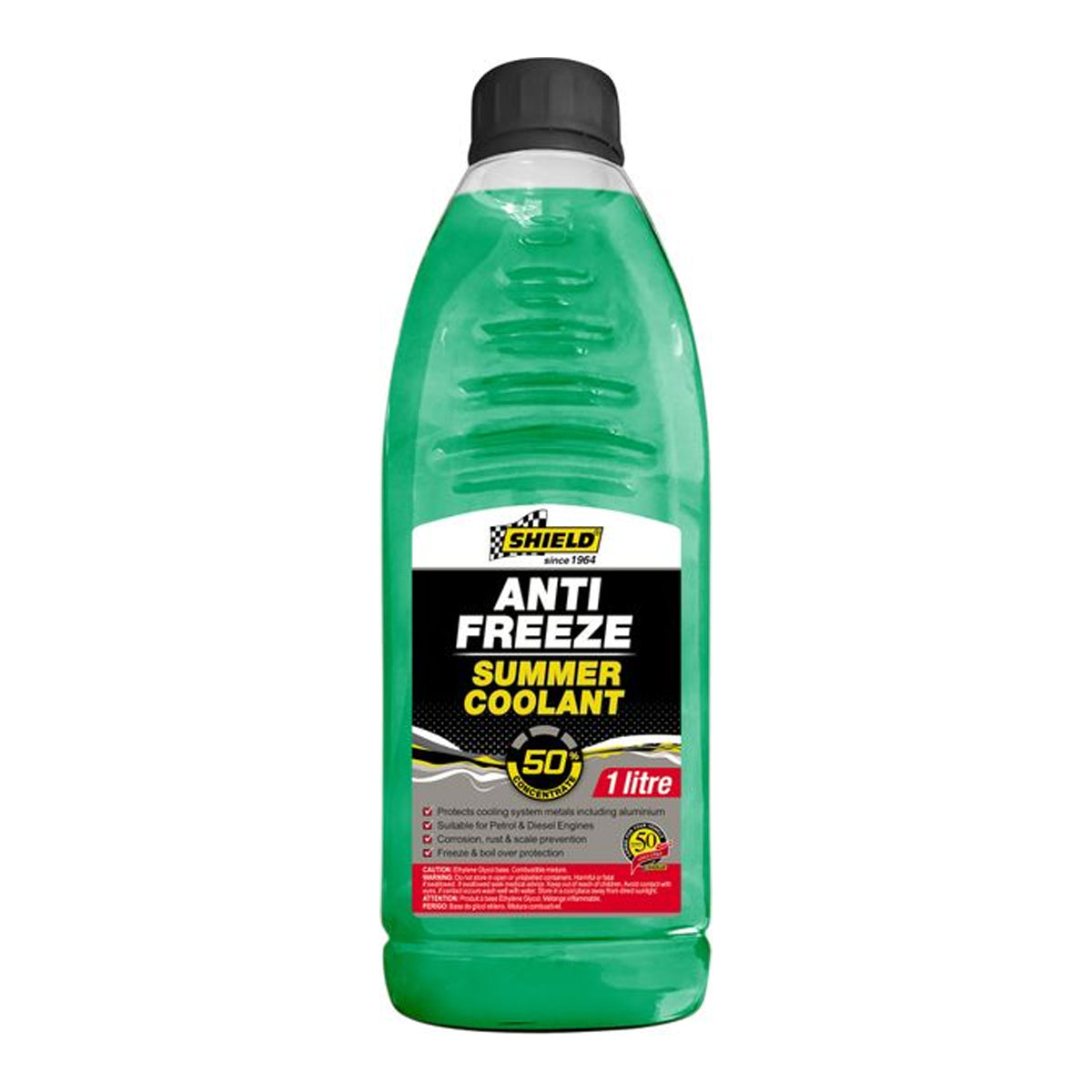 Shield Anti Freeze Summer Cooolant 50% Green 1 L