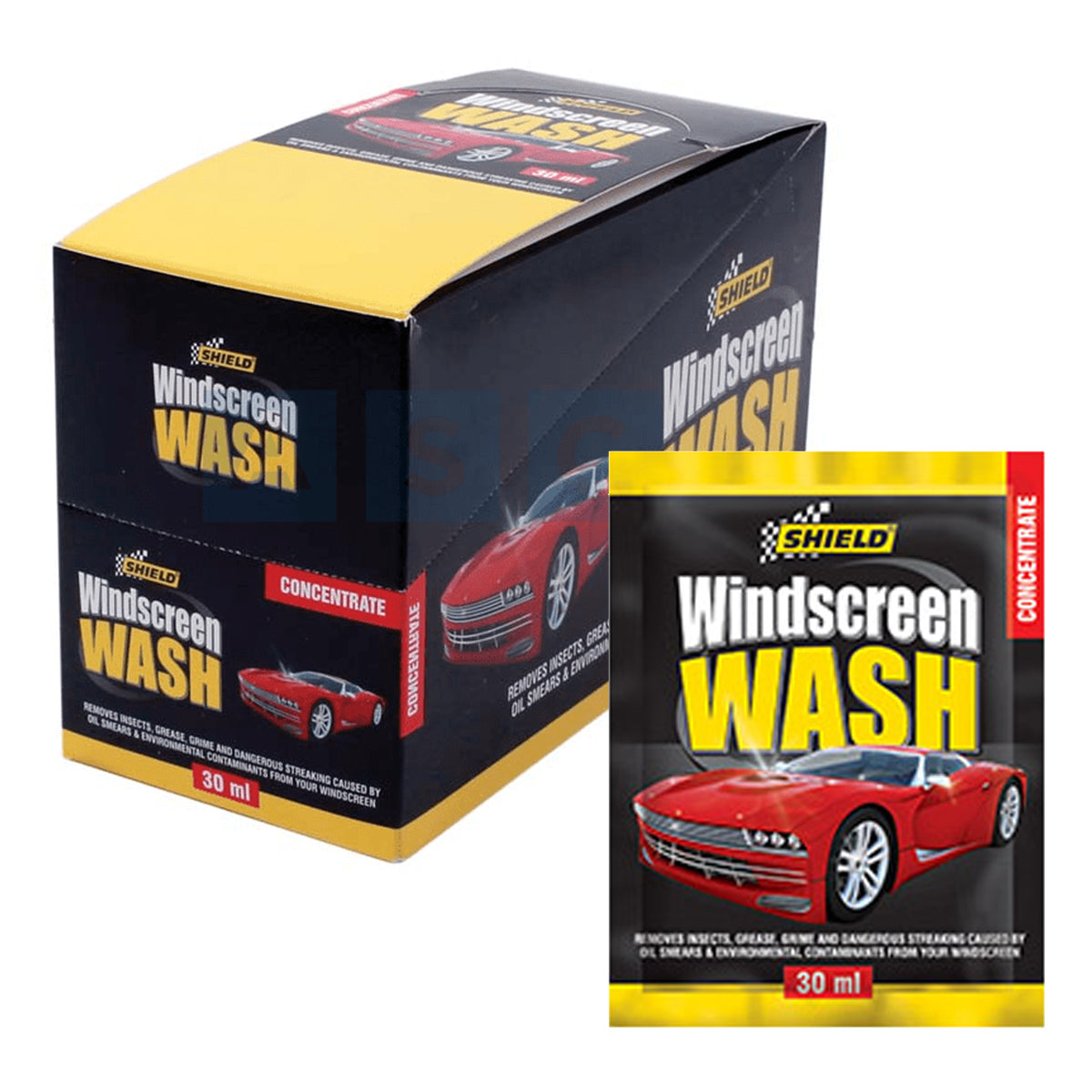 Shield Windscreen Wash Sachet 30 Ml Box 24 Price Ea