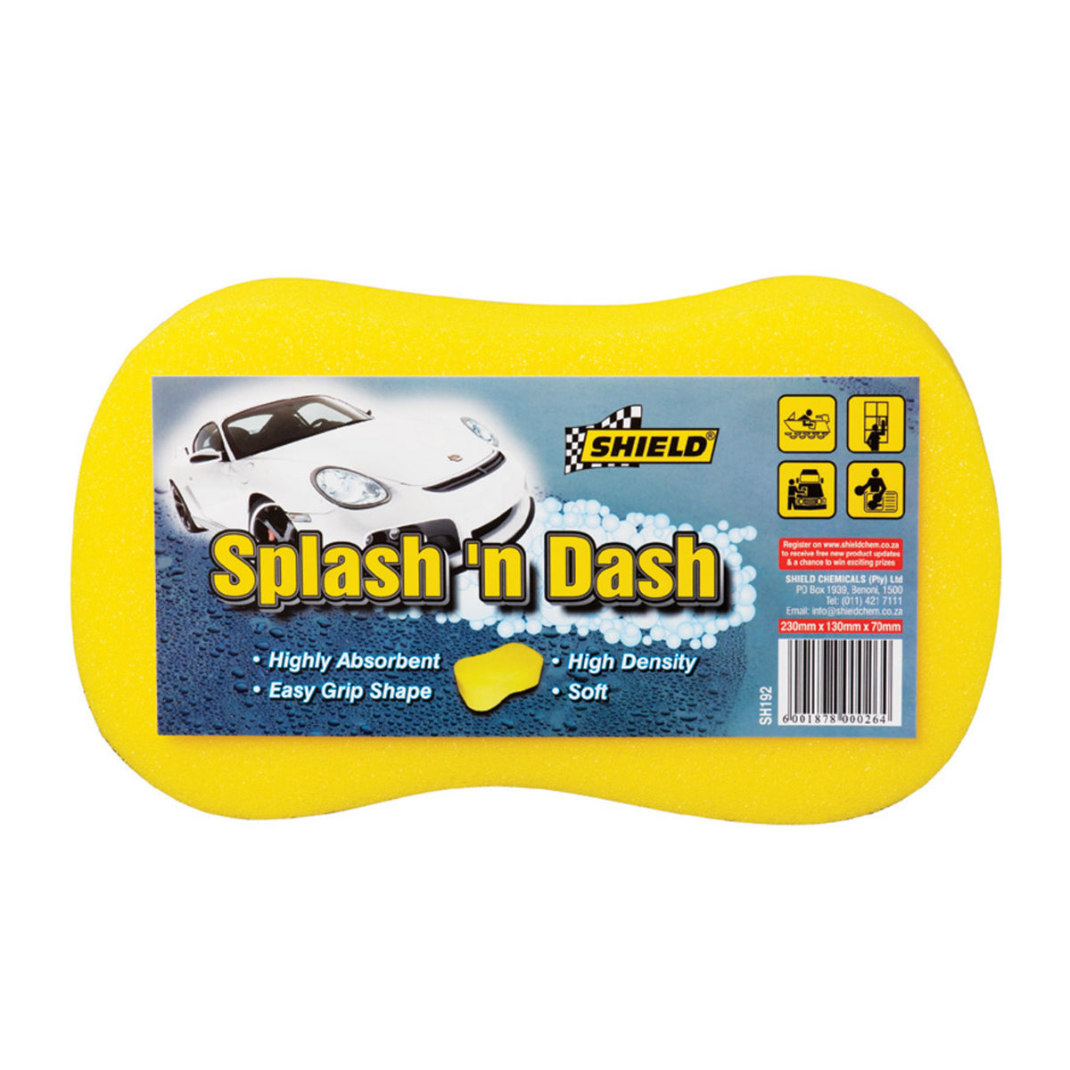 Shield Splash 1 L + Sponge Std