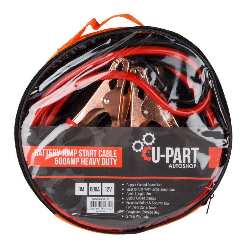 U Part Jumper Cable L/Duty 200 Amp