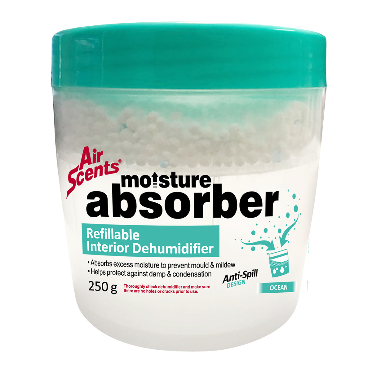 Air Scents Moisture Absorb Refillable Ocean 250 G