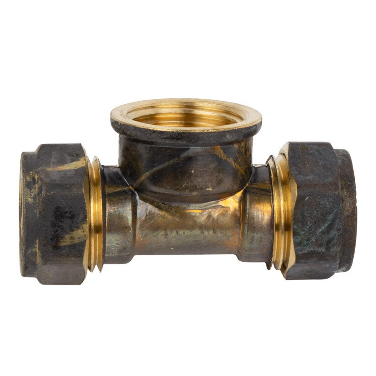 Compression Brass Tee Cxcxfi 22 Mmx3/4 Sabs