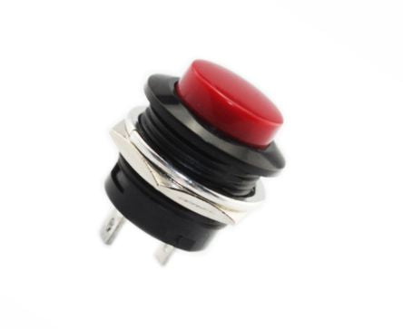 Push Button Red N.O. 19mm 3 6 A R13 507 Rd