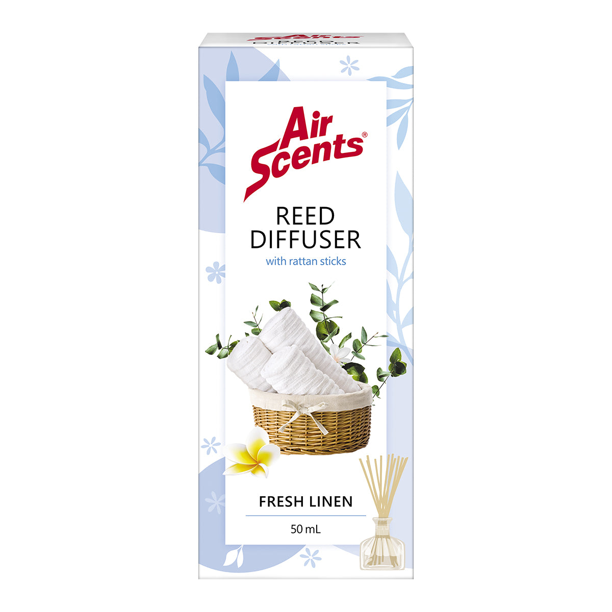 Air Scents Reed Diffuser Fresh Linen 50 Ml