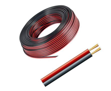 Twin Flex Black & Red 0.5 100m/Rolls 190279