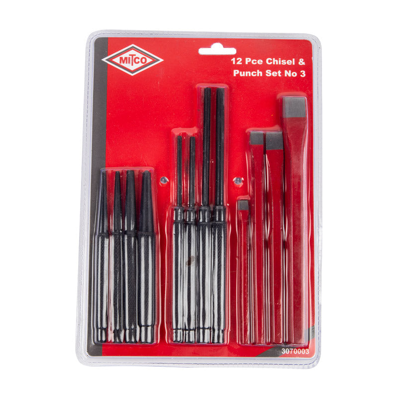 Mitco Chisel & Punch Set No 3