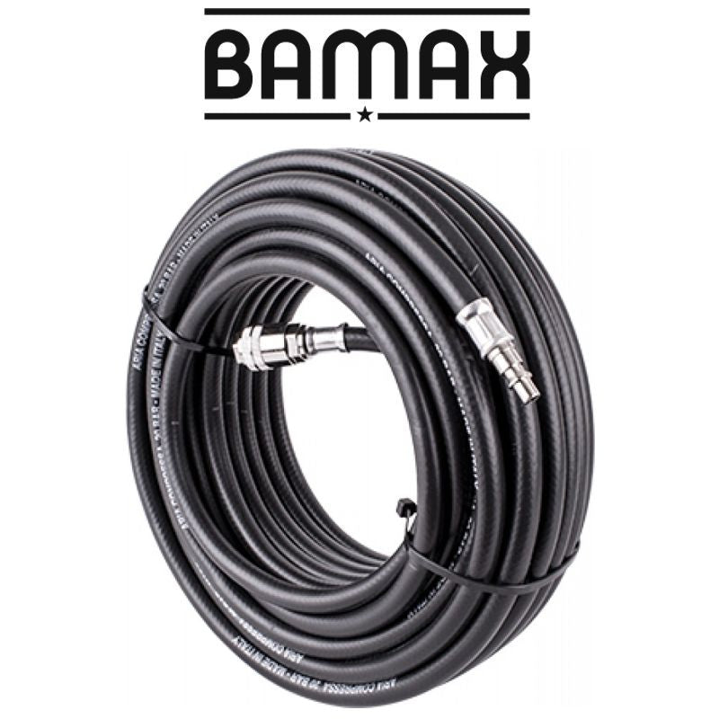 Rubber Air Hose 8 Mmx20 M W.Quick Coupler Bx15813 R20