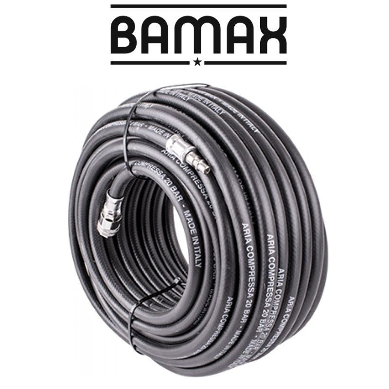 Rubber Air Hose 8mmx30 M W.Quick Coupler Bx15813 R30