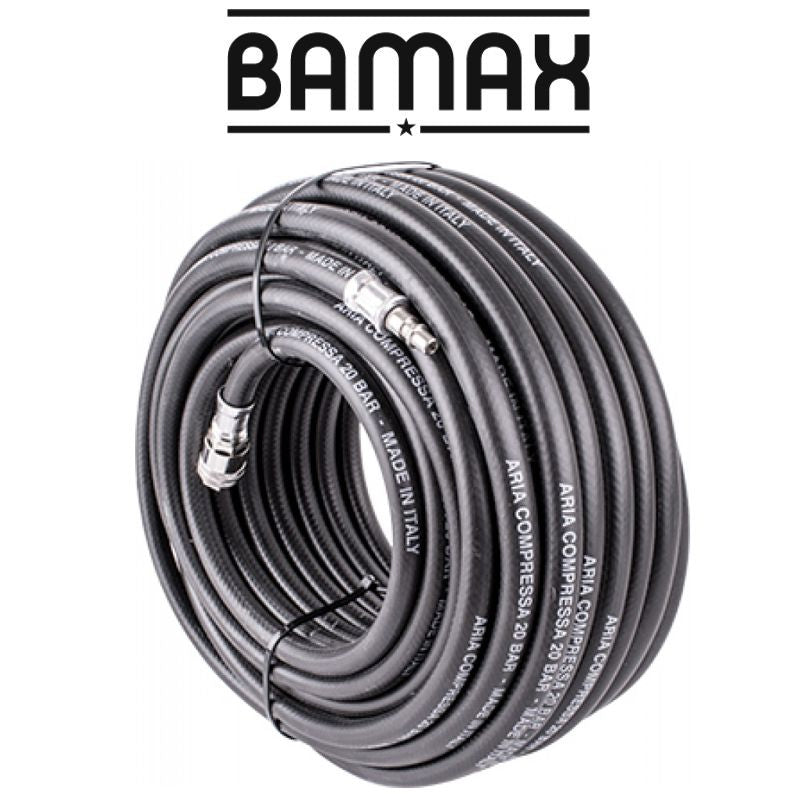 Rubber Air Hose 10mmx30 M W.Quick Coupler