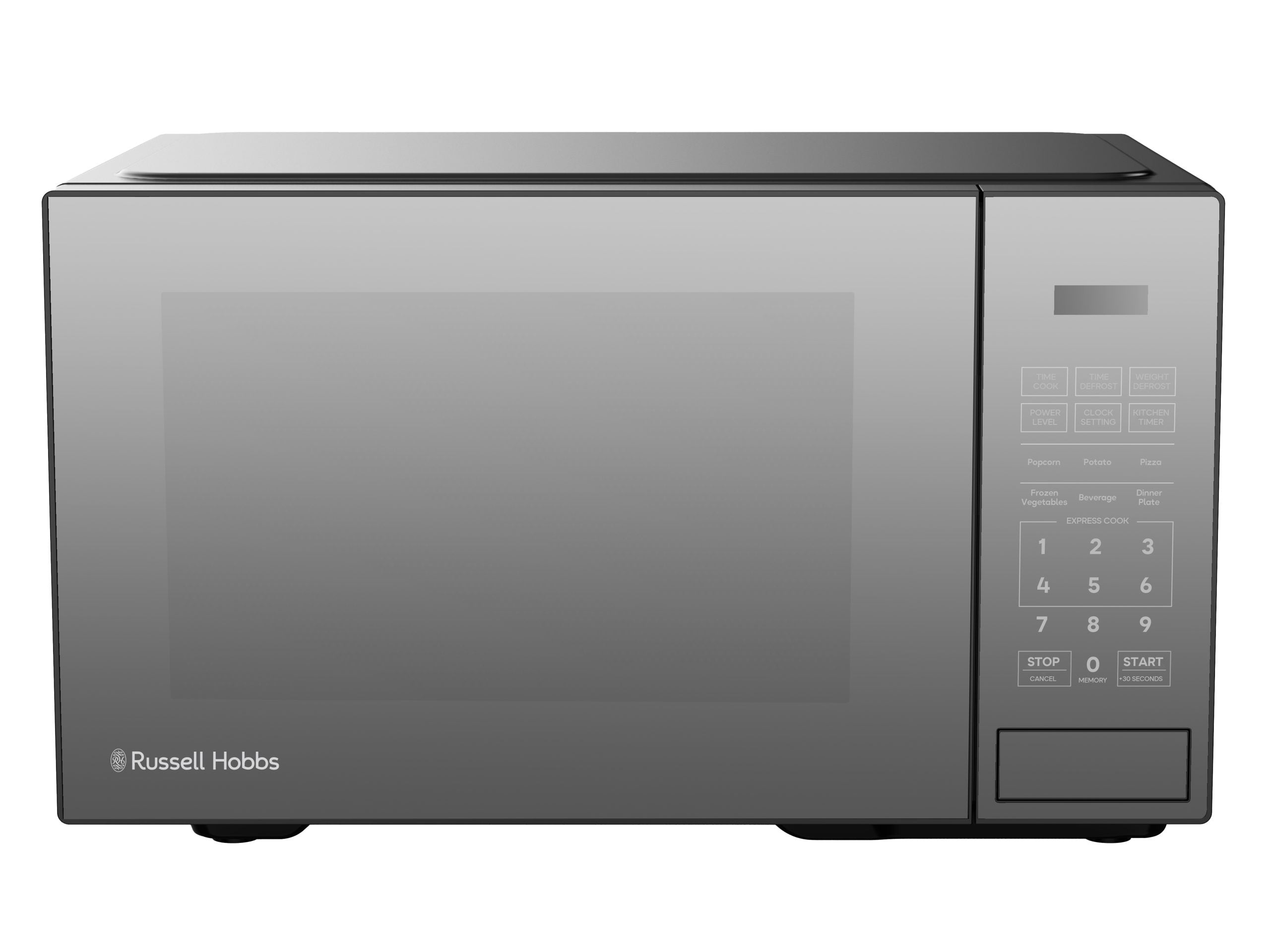 Rhem31L Russell Hobbs 30L Electronic Microwave Black Mirror Finish