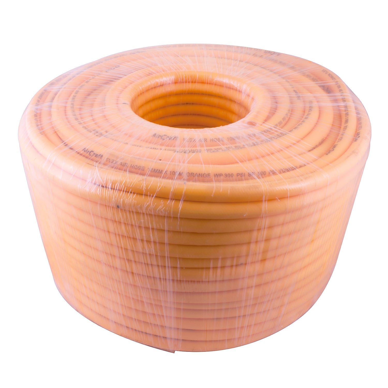 Flex Air Hose 10 Mm X 100 M Orange Wp300 Psi Bp 900 Psi Yohkon Flex